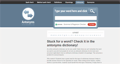 Desktop Screenshot of antonymswords.com